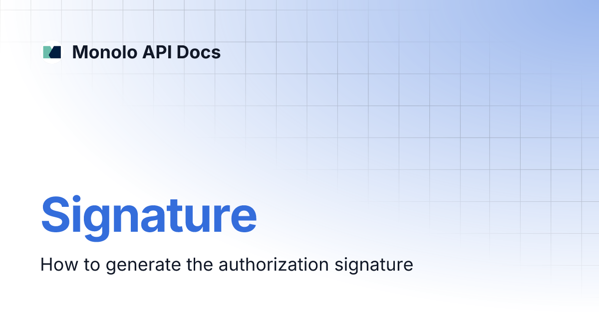 signature-monolo-api-docs